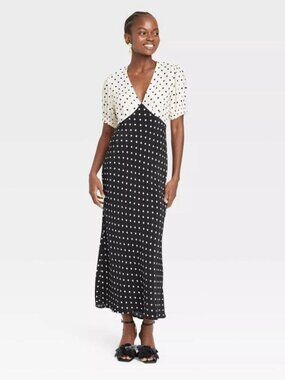 A New Day Polka Dot Dress - Size L